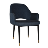 Esprit Chair XL Metal Black Brass Base