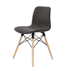 Arco Chair – Timber Eiffel Base with Fully Upholstered Shell