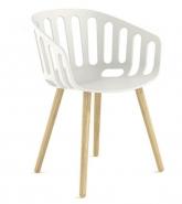 Basket Chair, Timber Legs