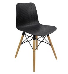 Arco Chair Timber Eifel Base – Nude Polypropylene Shell – NOW $89+GST