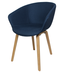 Arn Tub with Timber Loop Legs (Fully Upholstered)