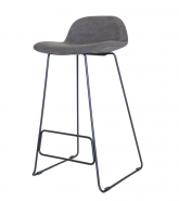 Arco Stool Powdercoated Base with Fully Upholstered Shell – NOW $139+GST