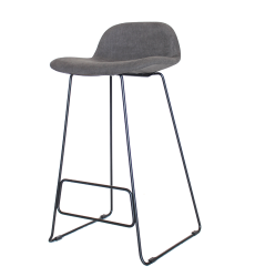 Arco Stool Powdercoated Base with Fully Upholstered Shell – WAS $299+ NOW $139+