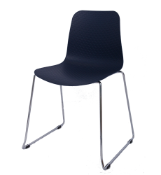 Arco Chair – Sled Base (Chrome or Black Powdercoated)