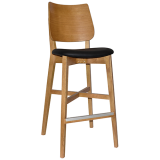 Otto Stool With Upholstered Seat