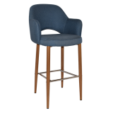 Esprit Stool with Timber Look Base