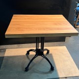 American Oak Table with Como Table Base – $135+gst