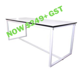 Barcelona Table (White Frame) – WAS $799+ NOW $249+