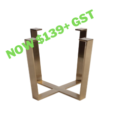 Ibis Coffee Table Base Brass – WAS $215+ NOW $129+