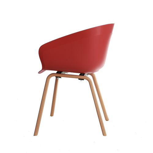 Arn Tub Chair with Natural Loop Timber Legs