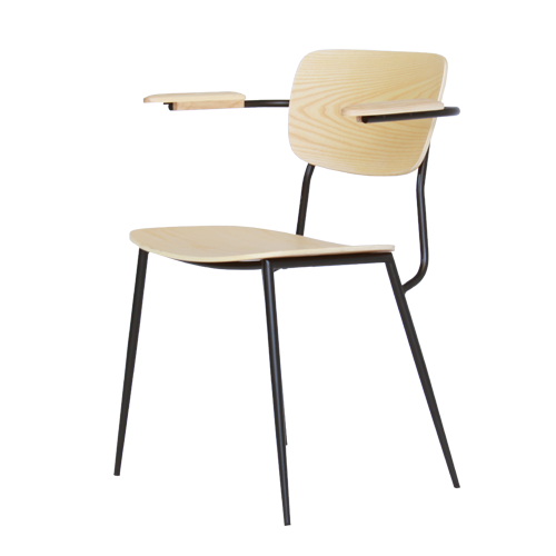 Bank Chair with Arms – $45+GST